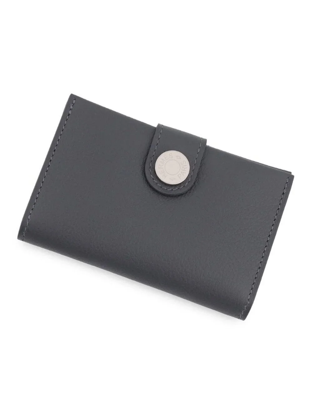 Hermes Card Slot Grimisty Silver Ever Color Business M